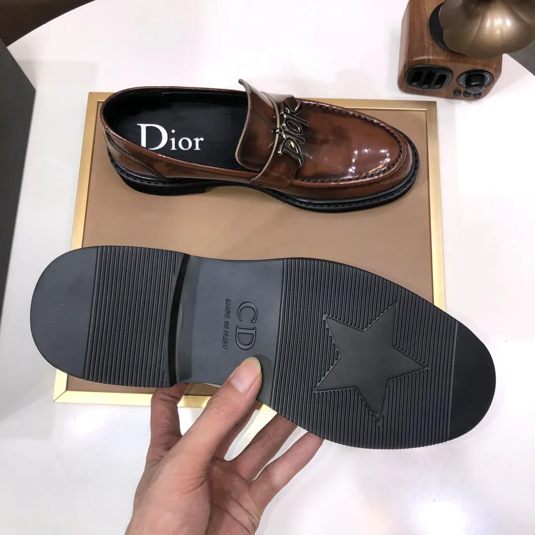 Men's shoes 💰680💰[Dior] (water-dyed cowhide lining) Dior original 1:1 high-quality factory, imported original materials, imported version of raw cowhide, water-dyed cowhide lining, original TPU outsole, code number: 38-44
